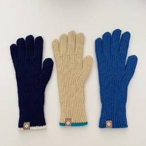 long wool gloves