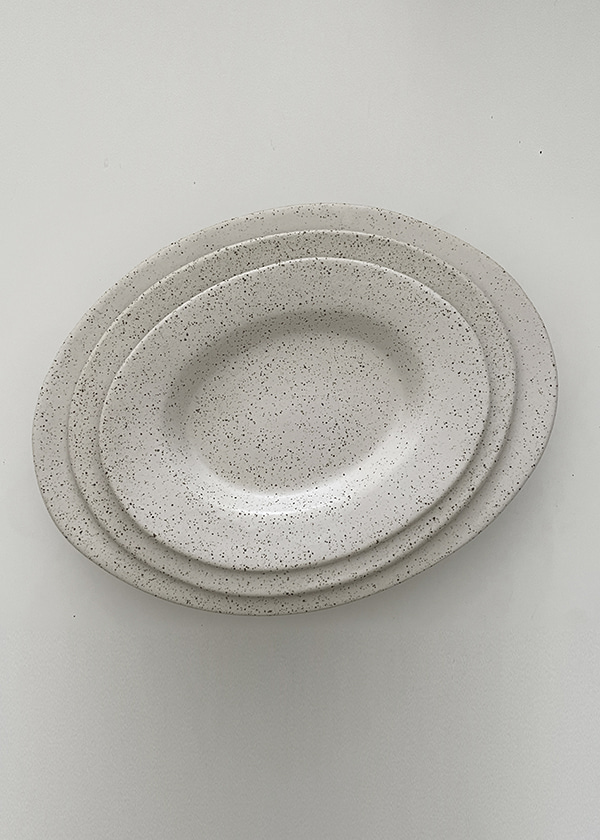 dripping oval plate