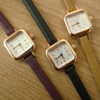 square frame thin watch